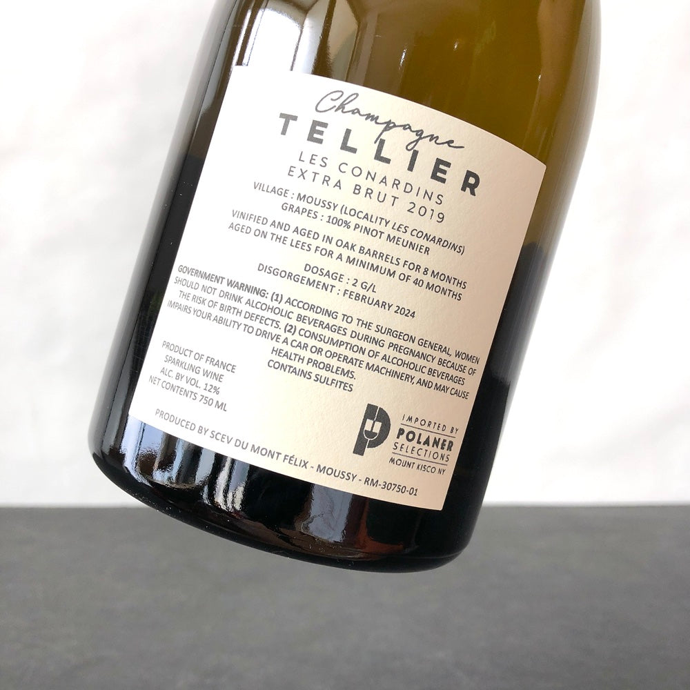 2019 Tellier Les Conardins Extra Brut Champagne, France