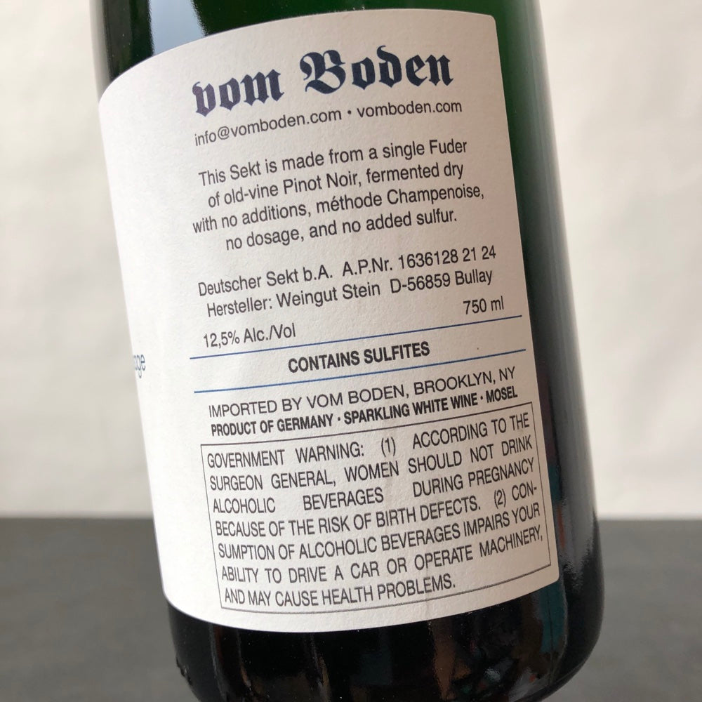 2019 Ulli Stein Pinot Noir "0 Dosage", Mosel, Germany