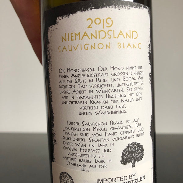 2019 Weingut Kogl 'Niemandsland' Sauvignon Blanc, Sudsteiermark DAC, Austria