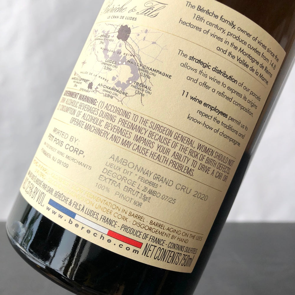 2020 Bereche et Fils Ambonnay Grand Cru, Champagne, France