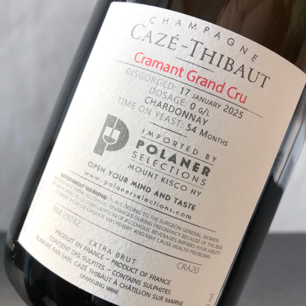 2020 Caze-Thibaut Cramant Grand Cru, Champagne, France