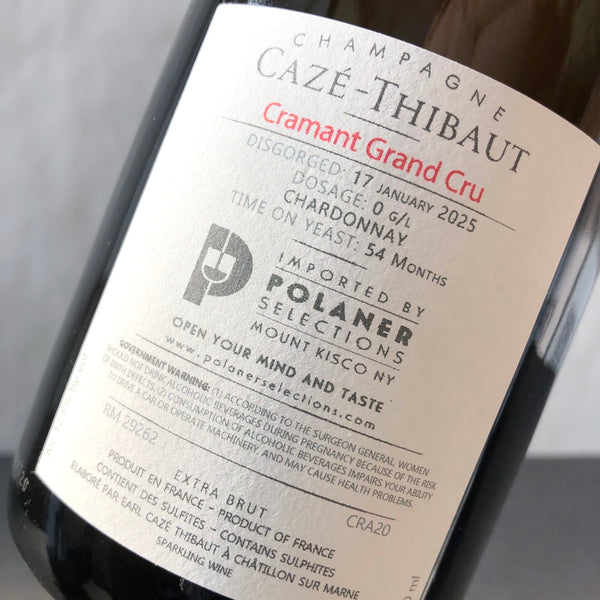 2020 Caze-Thibaut Cramant Grand Cru, Champagne, France
