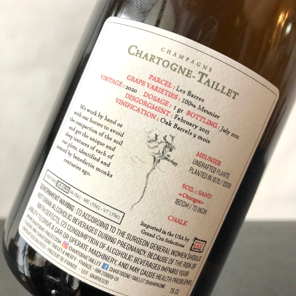 2020 Chartogne-Taillet Les Barres Extra Brut Champagne, France