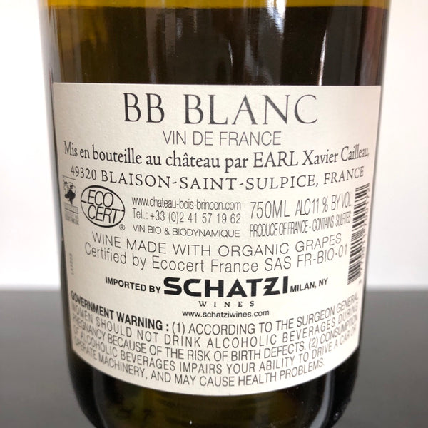 2020 Chateau de Bois-Brincon 'BB' Blanc, Vin de France
