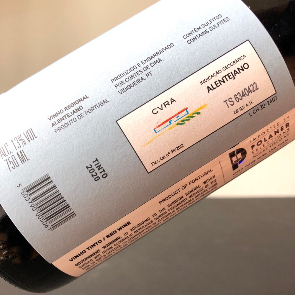 2020 Cortes de Cima, Chamine Tinto, Alentejo, Portugal