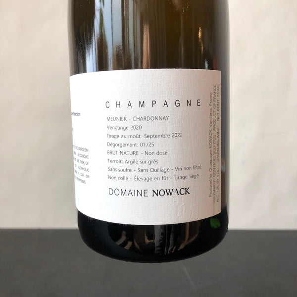 2020 Domaine Nowack Les Arpents Rouges Extra Brut Champagne, France