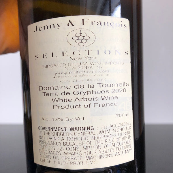 2020 Domaine de la Tournelle Arbois Terre de Gryphees Jura, France