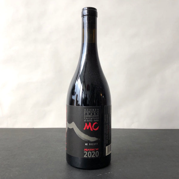 2020 Frank Cornelissen 'Munjebel MC' Terre Siciliane Rosso IGT, Sicily, Italy