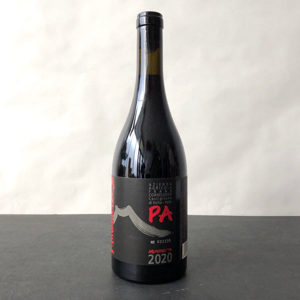 2020 Frank Cornelissen 'Munjebel PA' Terre Siciliane Rosso IGT, Sicily, Italy