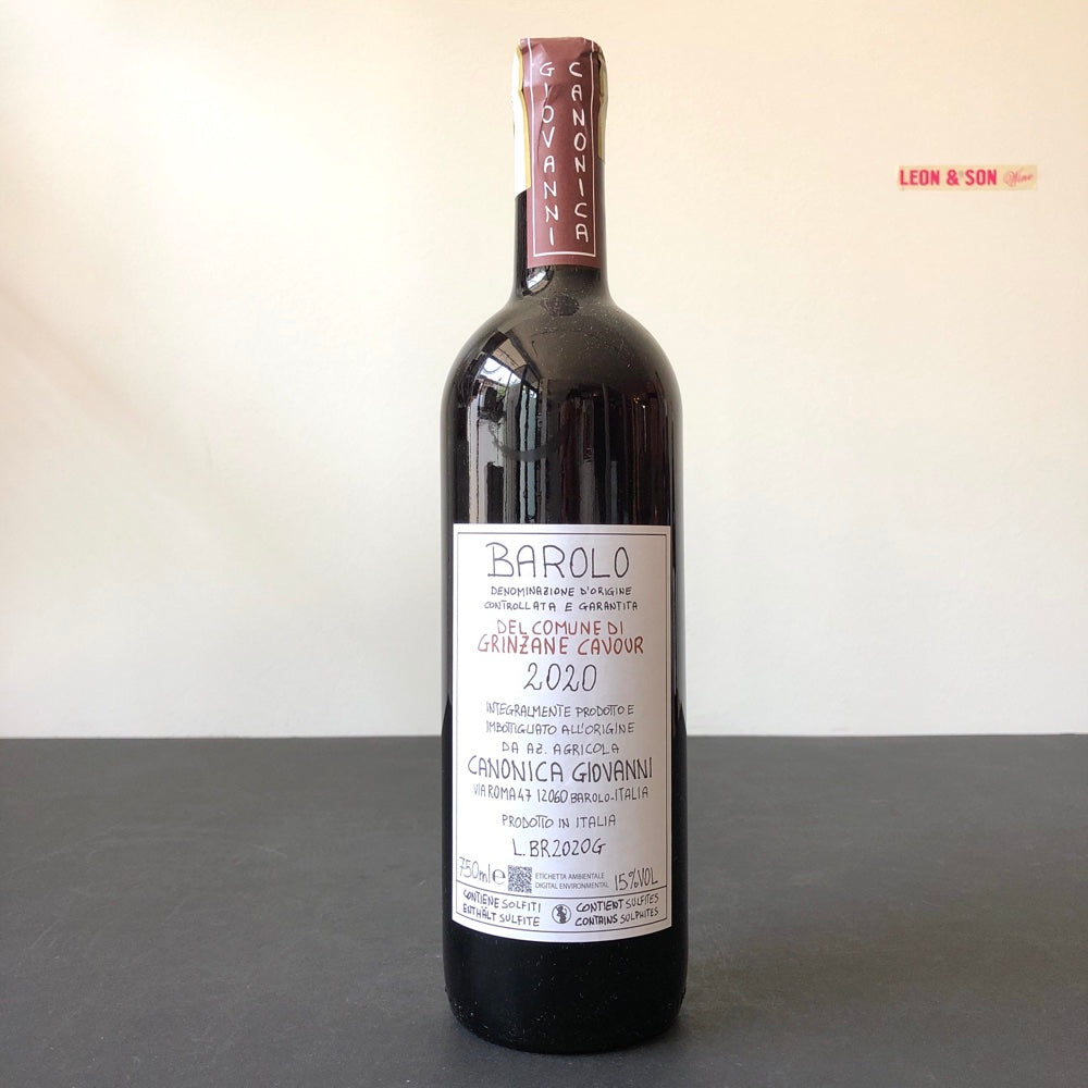 2020 Giovanni Canonica Barolo del Comune di Grinzane Cavour DOCG, Piedmont, Italy