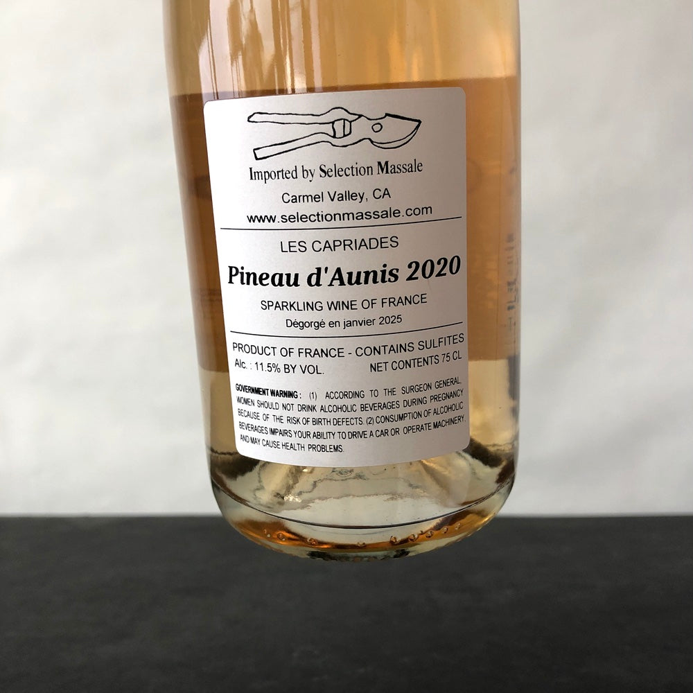 2020 Les Capriades 'Pet Sec' Methode Ancestrale Rose, Vin de France