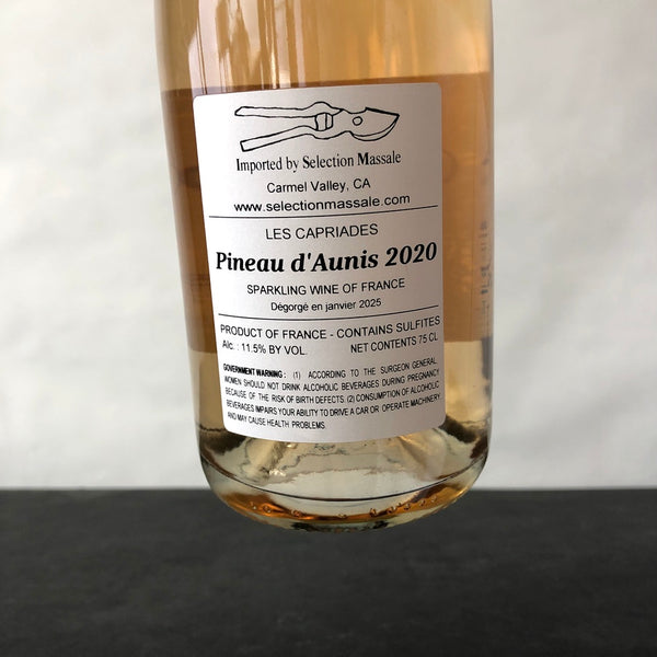 2020 Les Capriades 'Pet Sec' Methode Ancestrale Rose, Vin de France