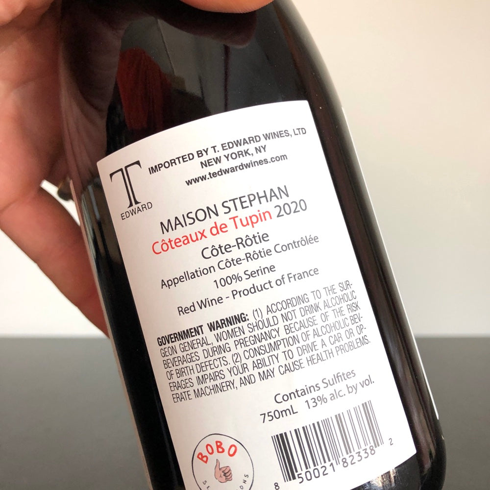 2020 Maison Stephan Cote Rotie Coteaux de Tupin Rhone, France