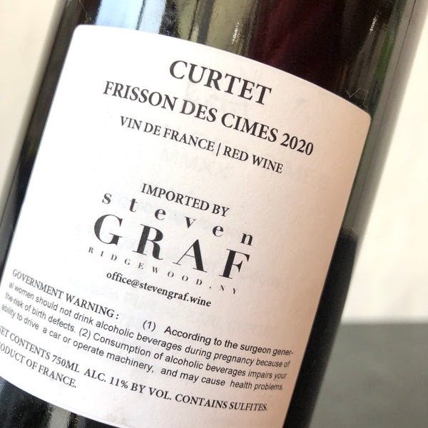 2020 Marie & Florian Curtet 'Frisson des Cimes' Rouge Savoie, France
