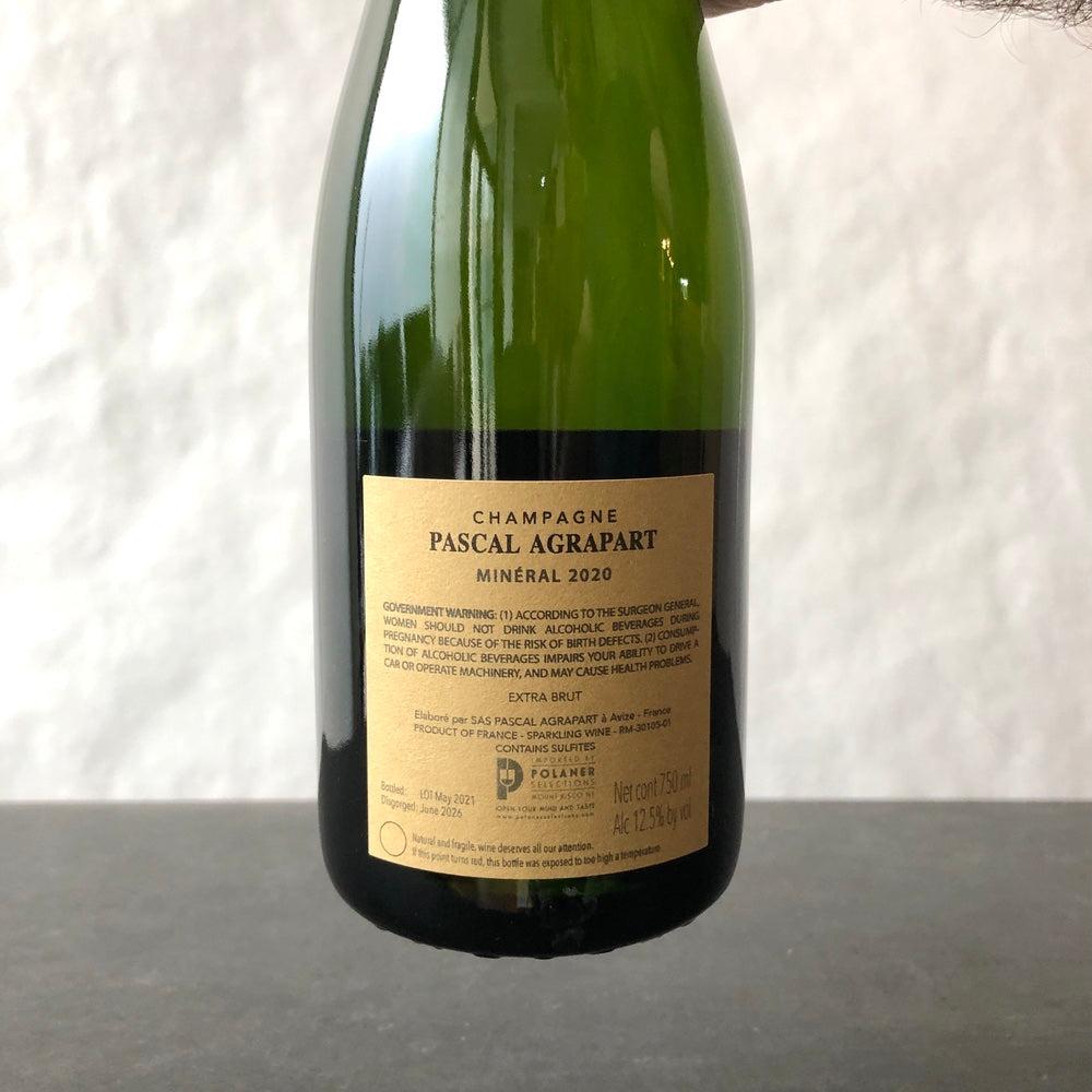 2020 Pascal Agrapart Mineral Blanc de Blancs Grand Cru Extra Brut Champagne, France