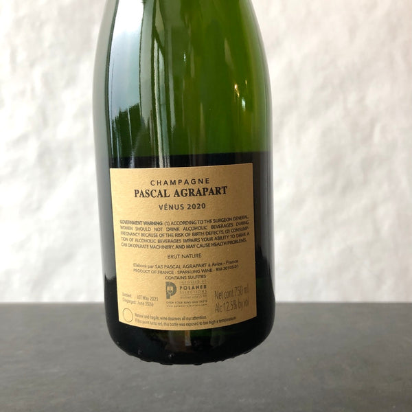 2020 Pascal Agrapart & Fils Venus Blanc de Blancs Grand Cru Brut Nature Millesime Champagne, France