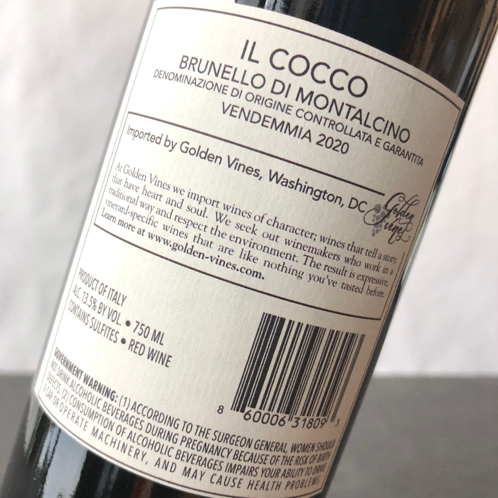 2020 Podere Il Cocco Brunello di Montalcino DOCG Tuscany, Italy