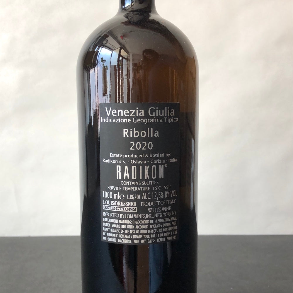 2020 Radikon Ribolla Gialla 1 Liter Venezia Giulia IGT Friuli-Venezia Giulia, Italy