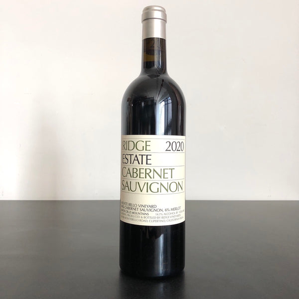 2020 Ridge Vineyards Estate Cabernet Sauvignon, Santa Cruz