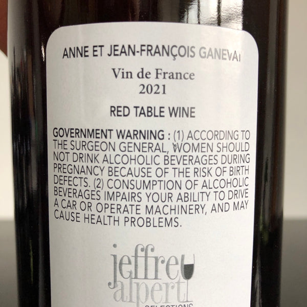 2021 Anne et Jean-Francois Ganevat 'J'en Veux Encore', Vin de France
