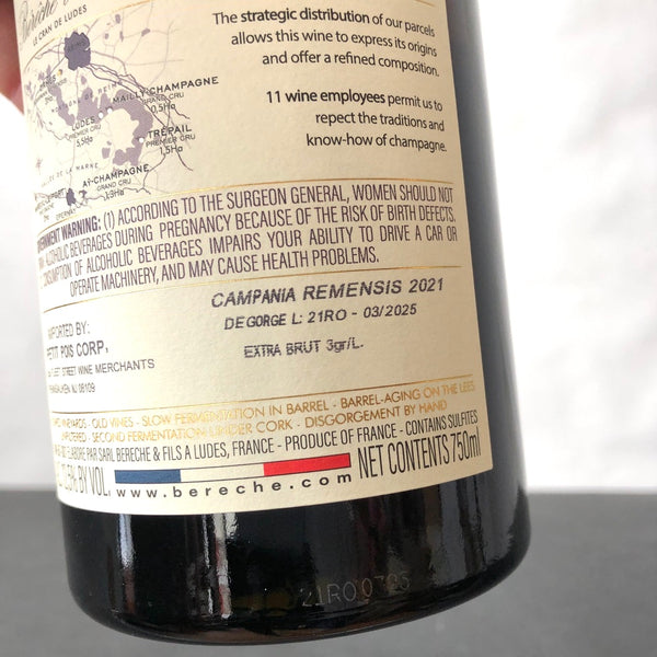 2021 Bereche et Fils Campania Remensis Extra Brut Rose, Champagne, France