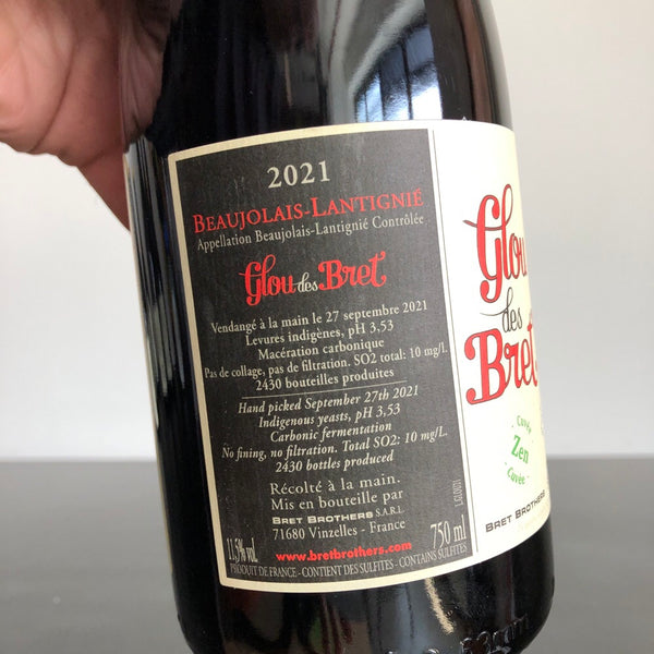 2021 Bret Brothers Beaujolais-Lantignie Glous des Bret, France