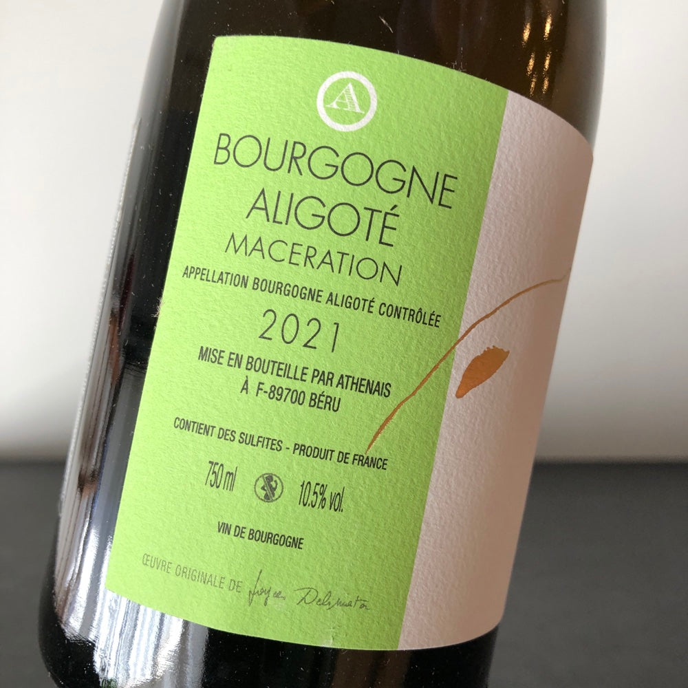 2021 Chateau de Beru Athenais  Bourgogne Aligote 'Maceration', Burgundy, France