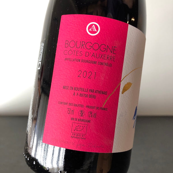 2021 Chateau de Beru Athenais d'Auxerre Rouge (Pinot Noir)