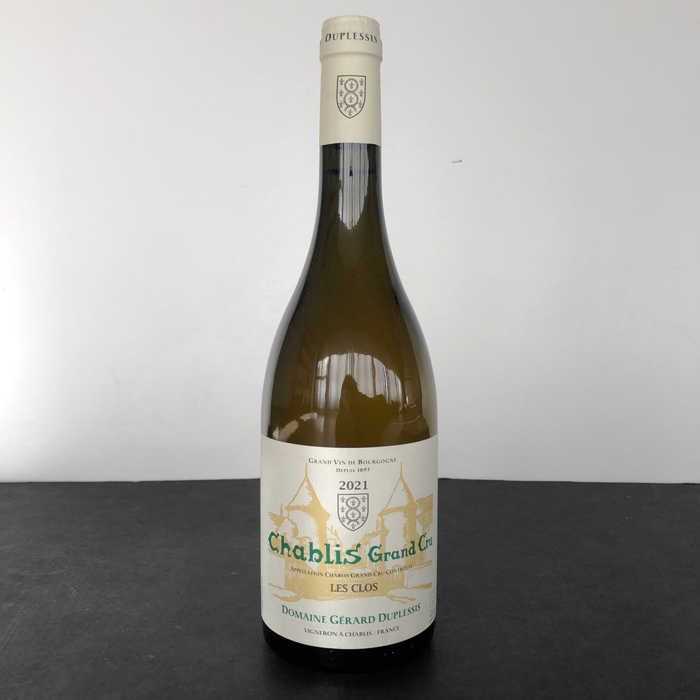 2021 Domaine Gerard Duplessis Les Clos Chablis Grand Cru, France