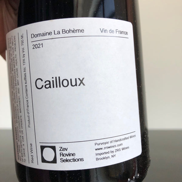 2021 Domaine La Boheme (Patrick Bouju) 'Cailloux' Rouge Auvergne, Vin de France