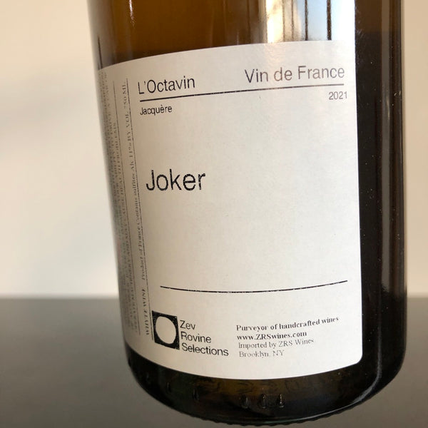 2021 Domaine de L’Octavin, Joker Jacquere Maceree VDF