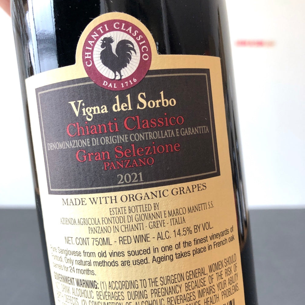 2021 Fontodi Vigna del Sorbo, Chianti Classico Gran Selezione DOCG, Italy