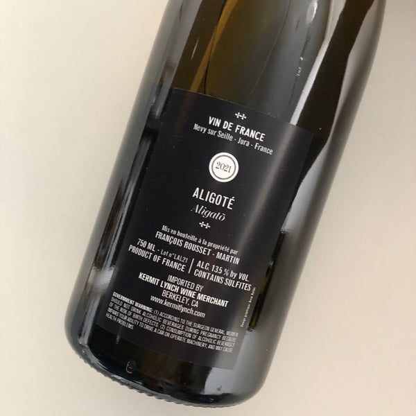 2021 Francois Rousset-Martin Aligato Aligote, Vin de France