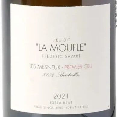 2021 Frederic Savart La Moufle Les Mesneux Premier Cru Extra Brut Vintage, Champagne, France