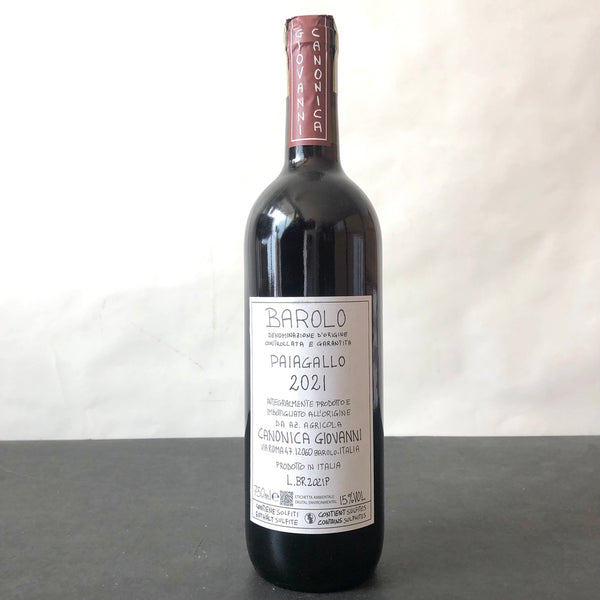 2021 Giovanni Canonica Paiagallo, Barolo DOCG, Italy