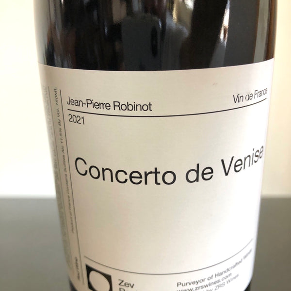 2021 Jean-Pierre Robinot L'Opera des Vins 'Concerto di Venezia', Loire, Vin de France