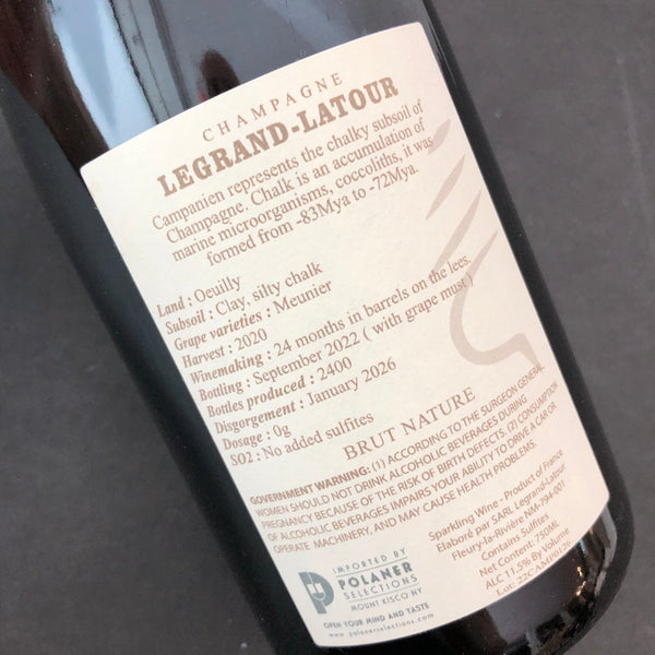 2021 Legrand Latour Campanien Extra Brut, Champagne, France