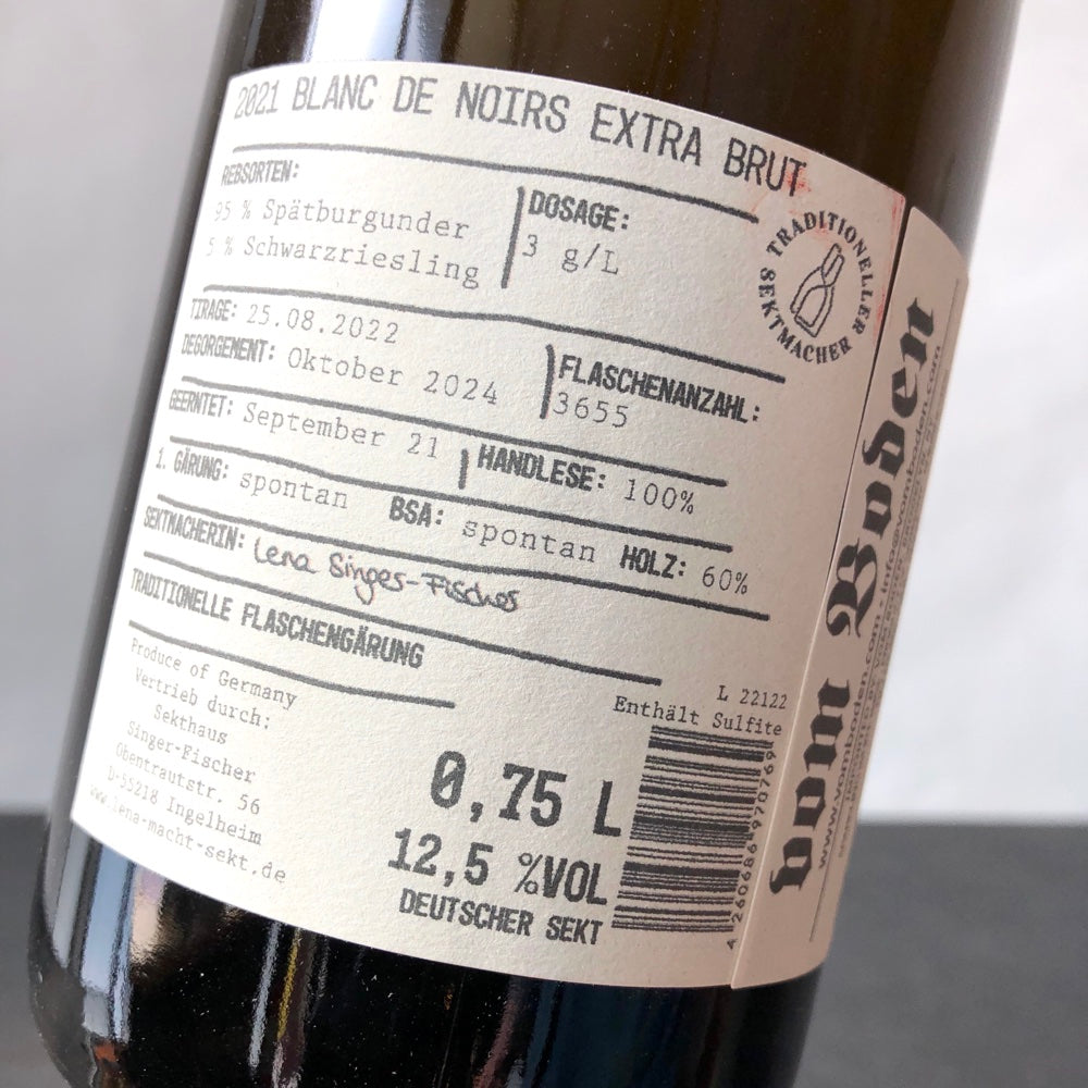 2021 Lena Sekt Blanc De Noirs, Extra Brut, Germany