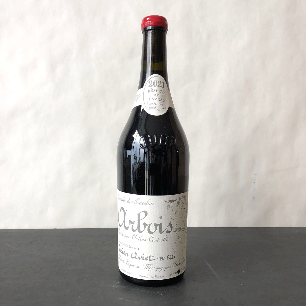 2021 Lucien Aviet & Fils Arbois Caveau de Bacchus Trousseau 'dit PPT' Cuvee des Geologues, Jura, France