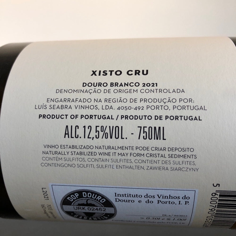 2021 Luis Seabra Xisto Cru Branco Douro, Portugal