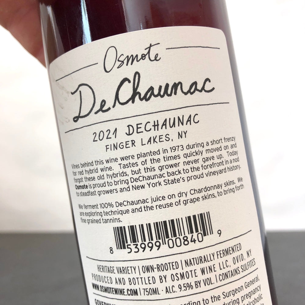 2021 Osmote Dechaunac Seneca Lake, New York, USA