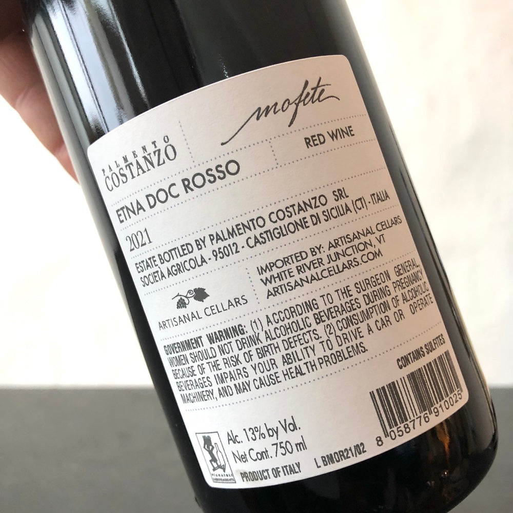 2021 Palmento Costanzo Mofete Etna Rosso Sicily, Italy – Leon