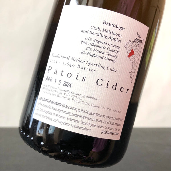 2021 Patois Cider 'Bricolage' Virginia, United States