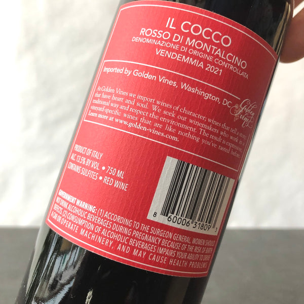 2021 Podere Il Cocco Rosso di Montalcino DOCG Tuscany, Italy