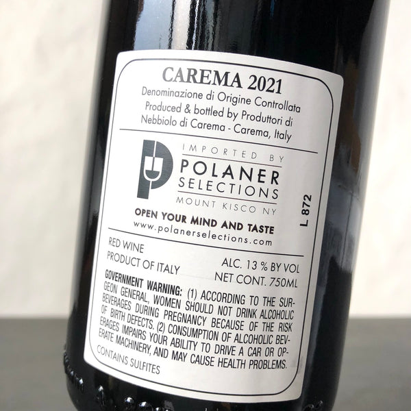 2021 Produttori di Carema Carema Classico Piedmont, Italy