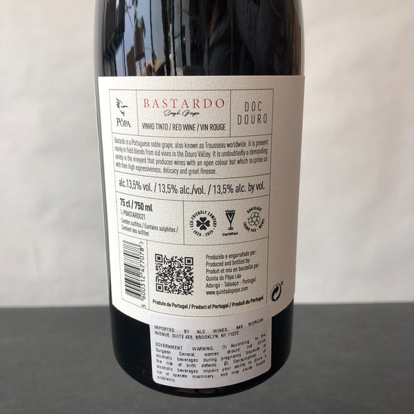 2021 Quinta do Popa Bastardo Tinto (Trousseau), Douro, Portugal