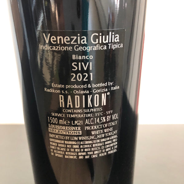 2021 Radikon Sivi Venezia 1.5L Magnum Giulia IGT, Friuli-Venezia Giulia, Italy