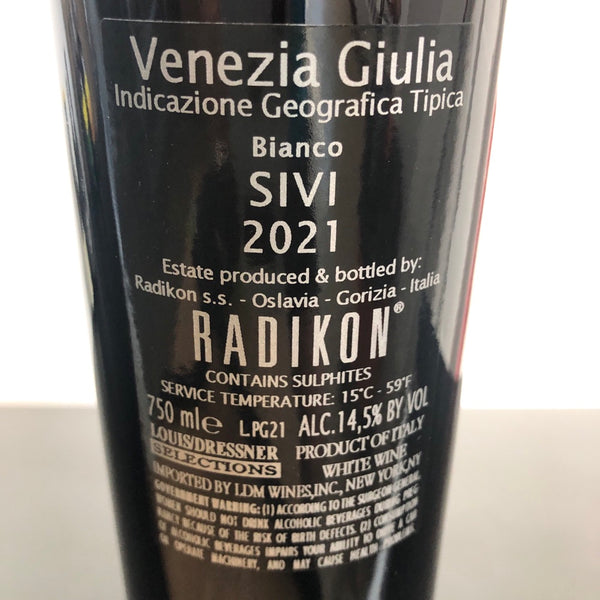 2021 Radikon Sivi Venezia Giulia IGT, Friuli-Venezia Giulia, Italy