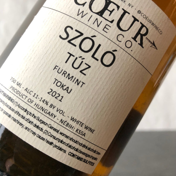 2021 Szolo 'Tuz' Tokaj, Hungary