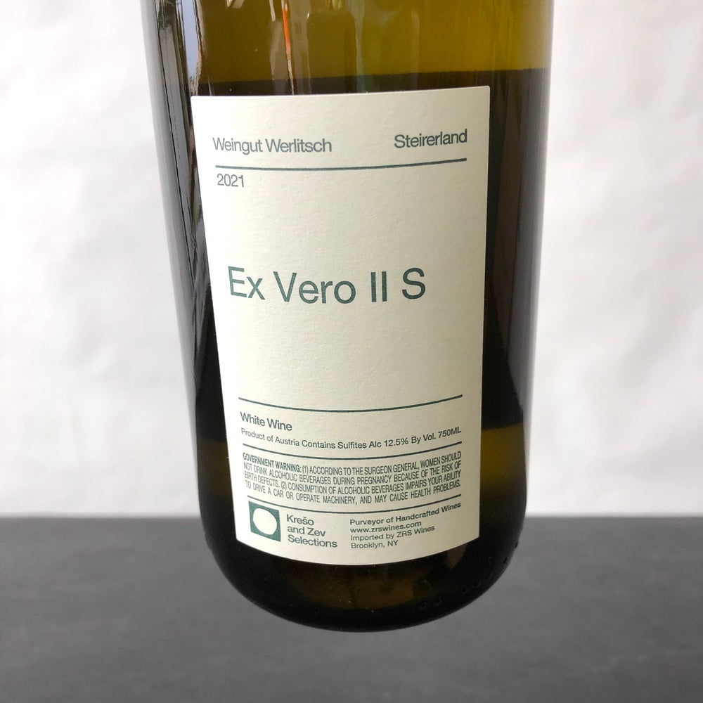 2021 Weingut Werlitsch, Ex Vero II S, Styria, Austria – Leon & Son